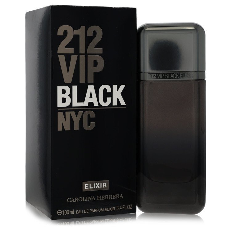 212 Vip Black Elixir By Carolina Herrera Eau De Parfum Spray 34 Oz